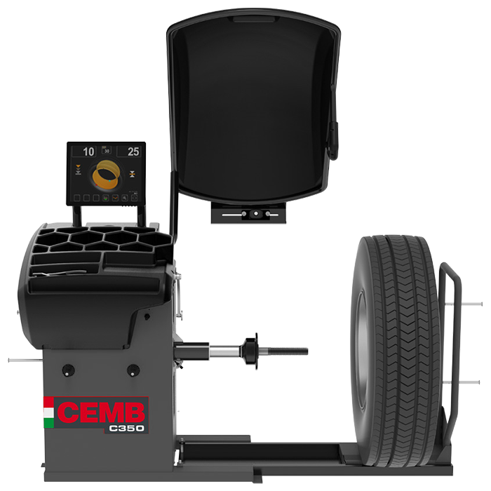 C350 Video Wheel Balancer – For Truck, Bus & Car Wheels (Up to 440 lbs)